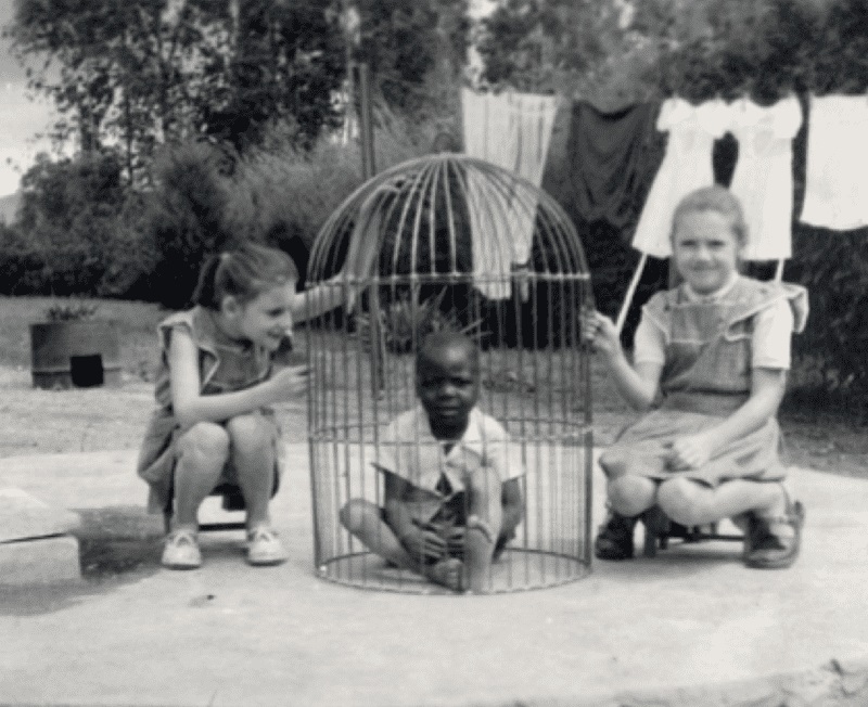 Image Credit - Courtesy of Belgian occupation of Congo - ICYDK African Boy in cage